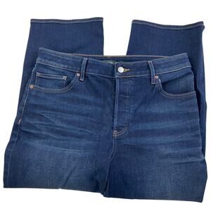 Express Relaxed straight ankle High Rise Stretch Jeans Women's 10S